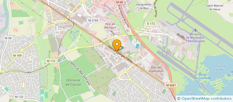 localisation de l'entreprise AUDIT ROLAND KUNTZ & ASSOCIES à PEROLS