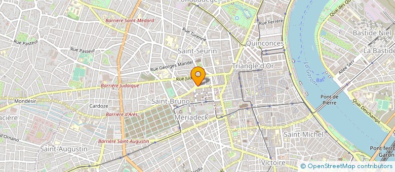 localisation de l'entreprise AUDIT SECURITE 2000 à BORDEAUX