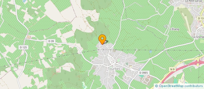 localisation de l'entreprise AUDIT SECURITE INCENDIE (A.S.I)  TOURBES