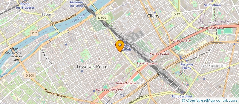localisation de l'entreprise AUDIT SOD à LEVALLOIS-PERRET