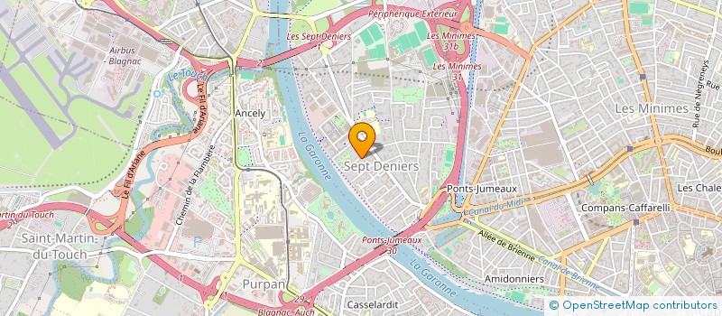 localisation de l'entreprise AUDIT TRANSMISSION CONSEILS à TOULOUSE