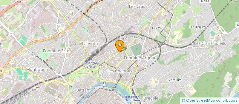 localisation de l'entreprise AUDIT TRANSPORTS SERVICES  BESANCON