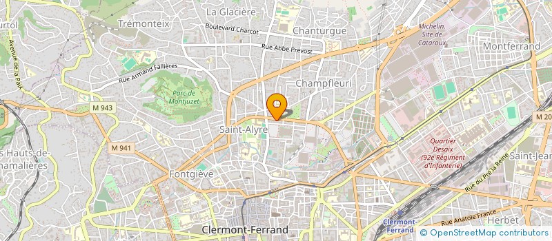 localisation de l'entreprise AUDIT & VOUS  CLERMONT-FERRAND