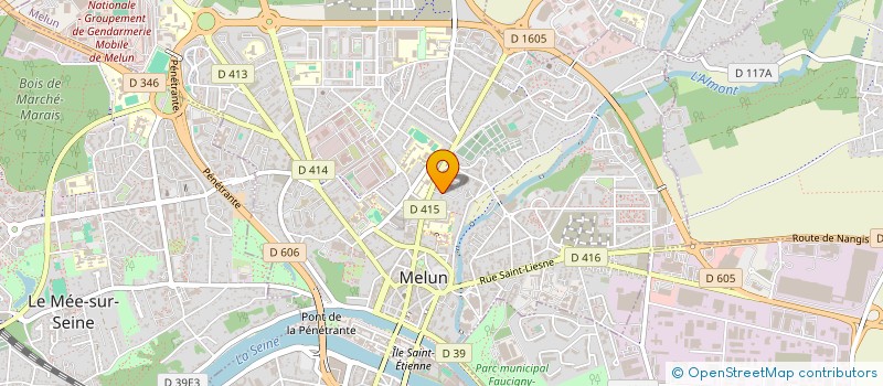 localisation de l'entreprise AUDITA 1 à MELUN