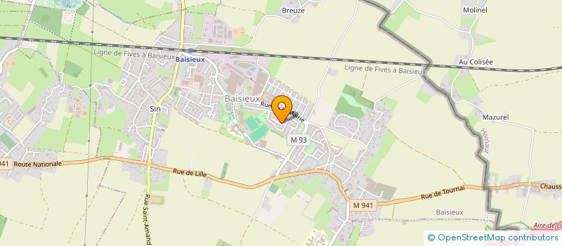 localisation de l'entreprise AUDITAS à BAISIEUX