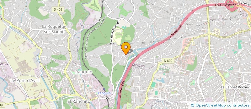 localisation de l'entreprise AUDITASSUR  MOUGINS