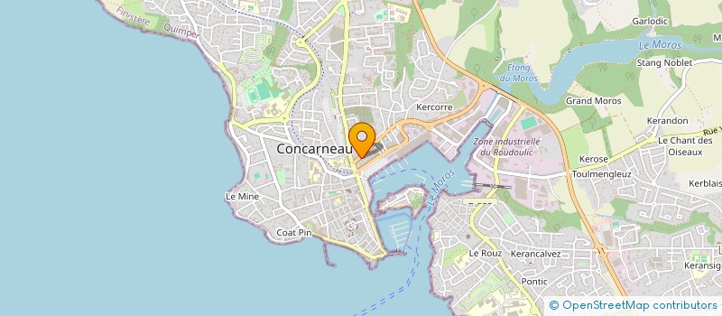 localisation de l'entreprise AUDITCERT CONSEIL à CONCARNEAU