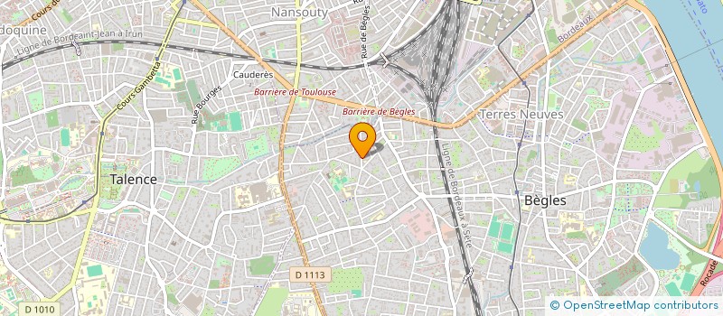 localisation de l'entreprise AUDITE à BEGLES
