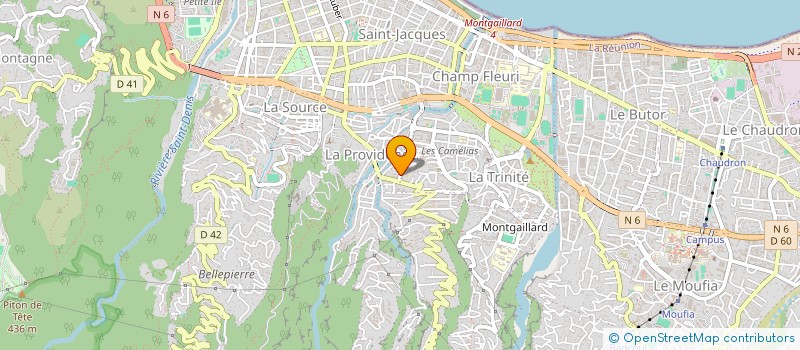 localisation de l'entreprise AUDITEC à SAINT-DENIS