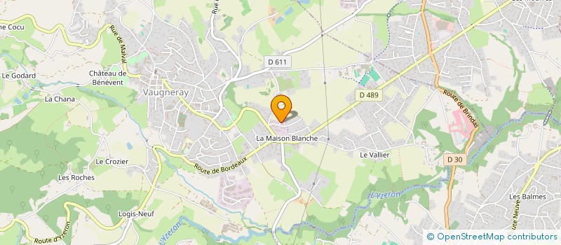 localisation de l'entreprise AUDITEC CONSEIL  VAUGNERAY