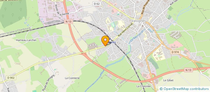 localisation de l'entreprise AUDITECH à VALOGNES