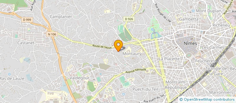 localisation de l'entreprise AUDITECH  NIMES