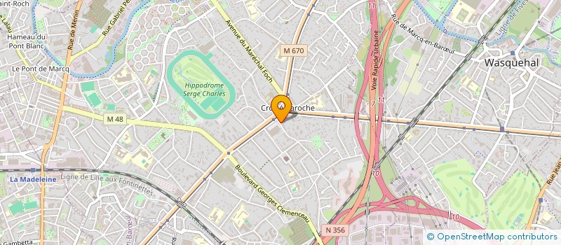 localisation de l'entreprise AUDITELEC  MARCQ-EN-BARUL