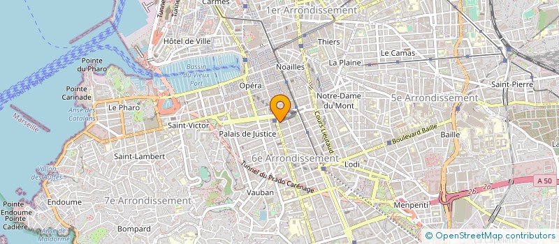 localisation de l'entreprise AUDITEURS EXPERTS ASSOCIES  MARSEILLE