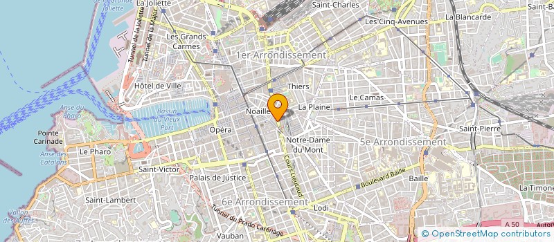 localisation de l'entreprise AUDITEX  MARSEILLE