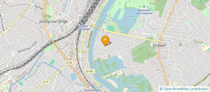 localisation de l'entreprise AUDITEX CONSULTING à DRAVEIL