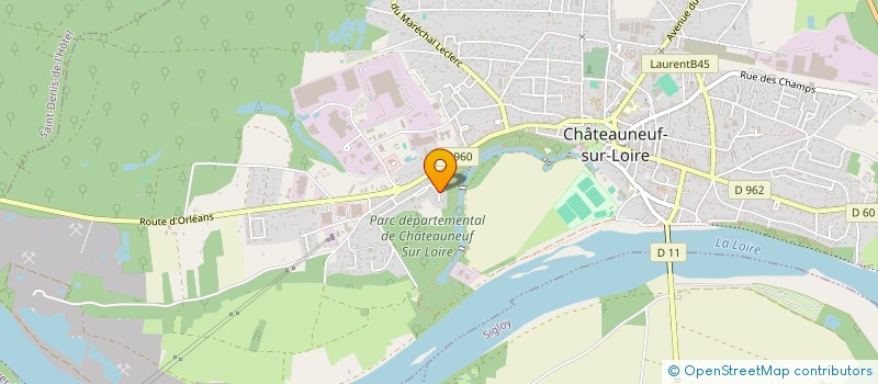 localisation de l'entreprise AUDITEYCH à CHATEAUNEUF-SUR-LOIRE
