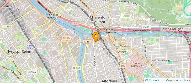 localisation de l'entreprise AUDITHOME à ALFORTVILLE