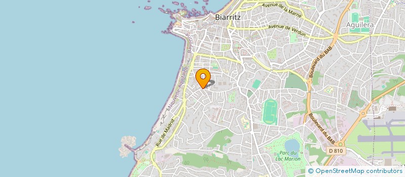 localisation de l'entreprise AUDITIA FINANCES à BIARRITZ