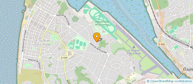 localisation de l'entreprise AUDITIA INVEST à LE TOUQUET-PARIS-PLAGE