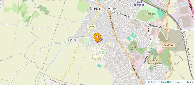 localisation de l'entreprise AUDITIAS  NUX-LES-MINES