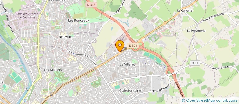 localisation de l'entreprise AUDITINS  LE MANS