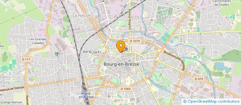 localisation de l'entreprise AUDITION 01  BOURG-EN-BRESSE