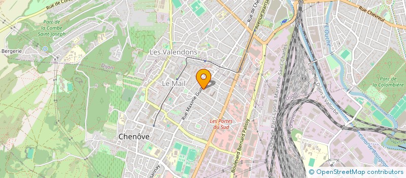 localisation de l'entreprise AUDITION 21 à CHENOVE
