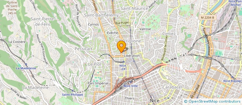 localisation de l'entreprise AUDITION 4 LIFE à NICE