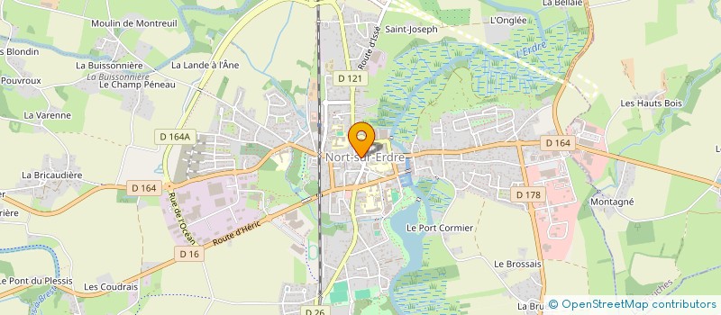 localisation de l'entreprise AUDITION 44 à NORT-SUR-ERDRE