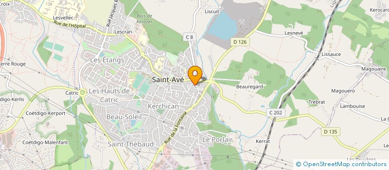 localisation de l'entreprise AUDITION 56 à SAINT-AVE