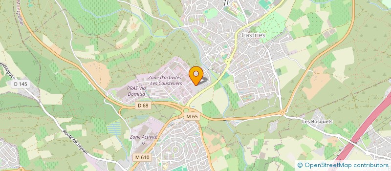 localisation de l'entreprise AUDITION ALEXANDRE DURAND  CASTRIES