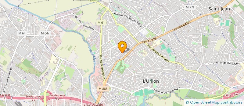 localisation de l'entreprise AUDITION BAHUAUD à L'UNION