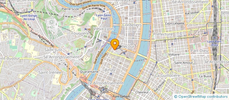 localisation de l'entreprise AUDITION BELLECOUR à LYON