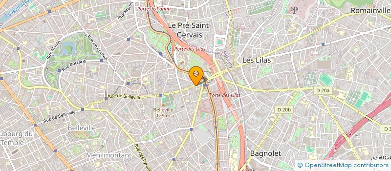 localisation de l'entreprise AUDITION BELLEVILLE CONSEIL  PARIS