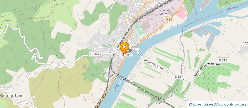 localisation de l'entreprise AUDITION BENJAMIN VALLA à LA VOULTE-SUR-RHONE