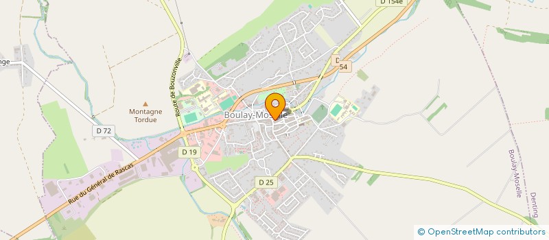 localisation de l'entreprise AUDITION BOULAY  BOULAY-MOSELLE