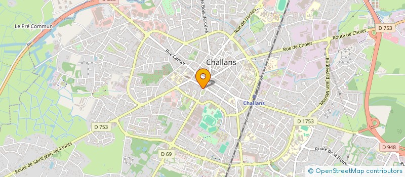localisation de l'entreprise AUDITION BRESSOLLETTE CHALLANS à CHALLANS