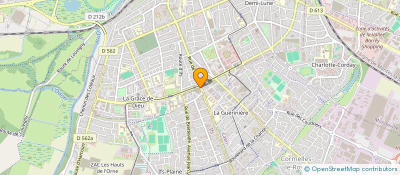 localisation de l'entreprise AUDITION CAEN SUD à CAEN