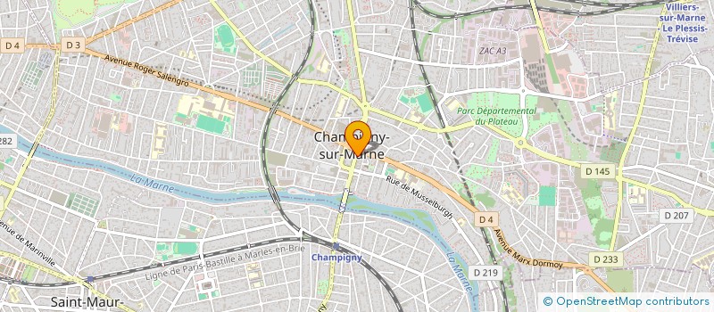 localisation de l'entreprise AUDITION CHAMPIGNY à CHAMPIGNY-SUR-MARNE