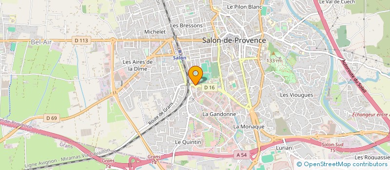 localisation de l'entreprise AUDITION CHAUDIRON à SALON-DE-PROVENCE