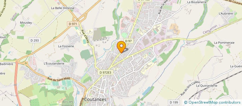 localisation de l'entreprise AUDITION CONNECT à COUTANCES