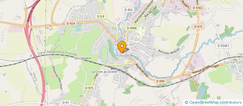 localisation de l'entreprise AUDITION CONNECT VLP à VILLEDIEU-LES-POELES-ROUFFIGNY