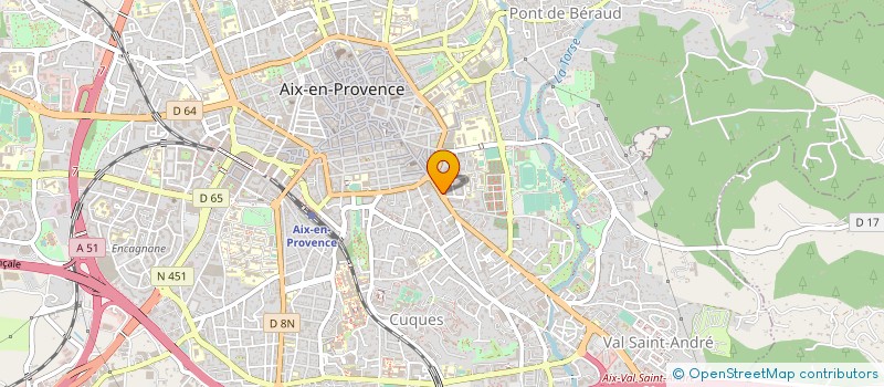 localisation de l'entreprise AUDITION CONSEIL FRANCE à AIX-EN-PROVENCE