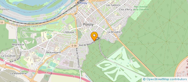 localisation de l'entreprise AUDITION CONSULT à POISSY