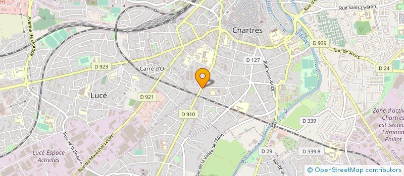 localisation de l'entreprise AUDITION CORNU LELONG à CHARTRES