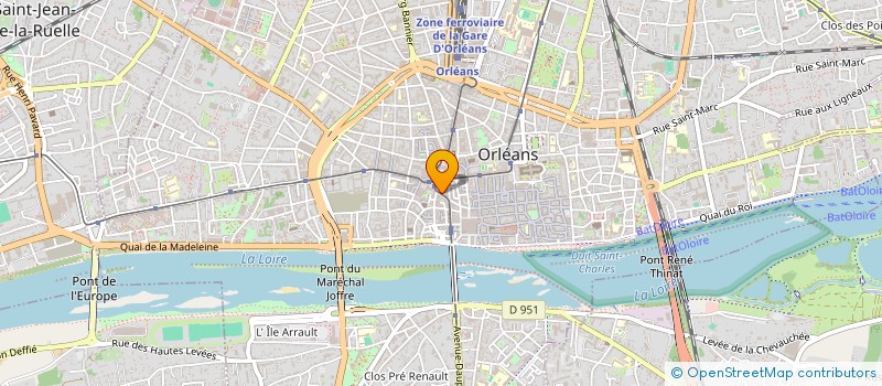 localisation de l'entreprise AUDITION CORNUAU à ORLEANS