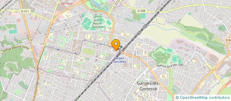 localisation de l'entreprise AUDITION D'OR SARCELLES à SARCELLES