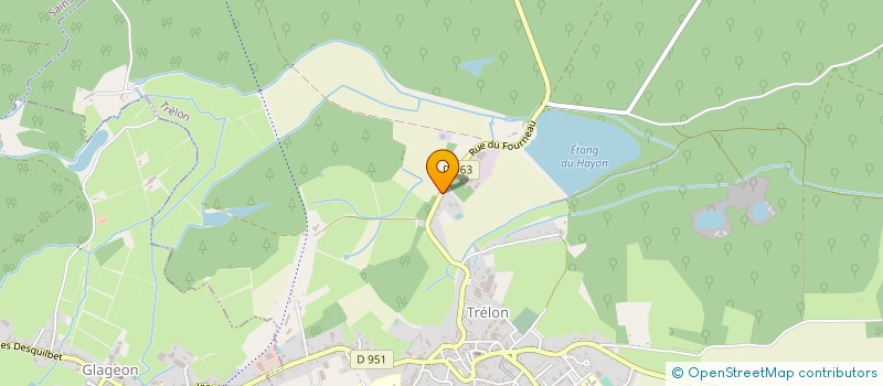 localisation de l'entreprise AUDITION DE L'AVESNOIS  TRELON