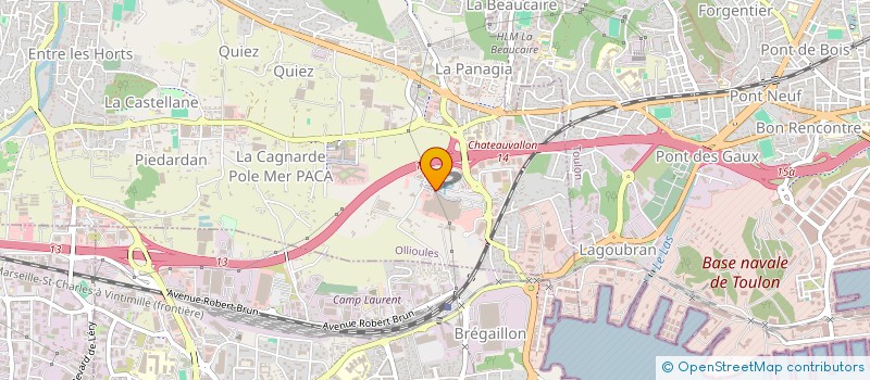 localisation de l'entreprise AUDITION DE PROVENCE à OLLIOULES